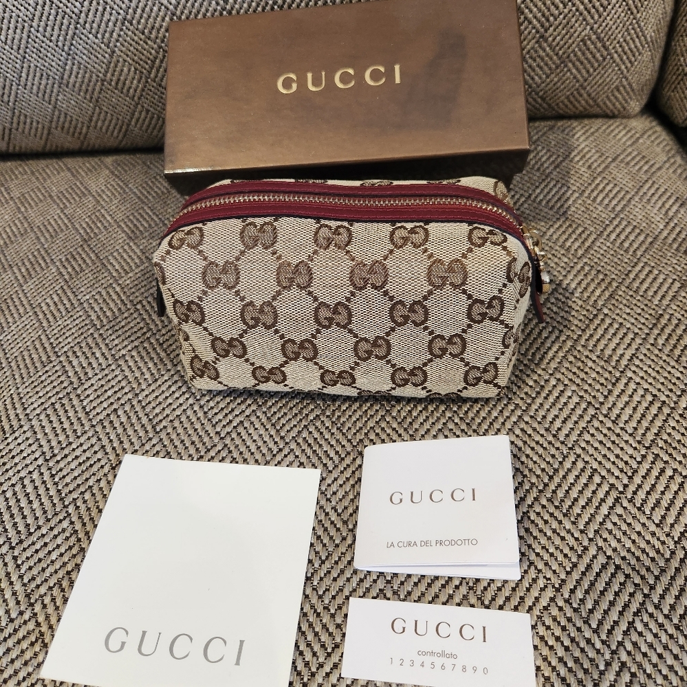 Gucci Cosmetic Pouch - Excellent Condition